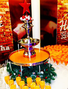 Christmas Punch Fountain for Xmas Party Hire in Guildford