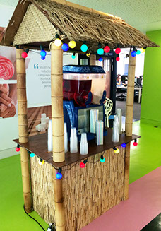 Frozen Cocktail Machine in Tiki hut at Reception - London